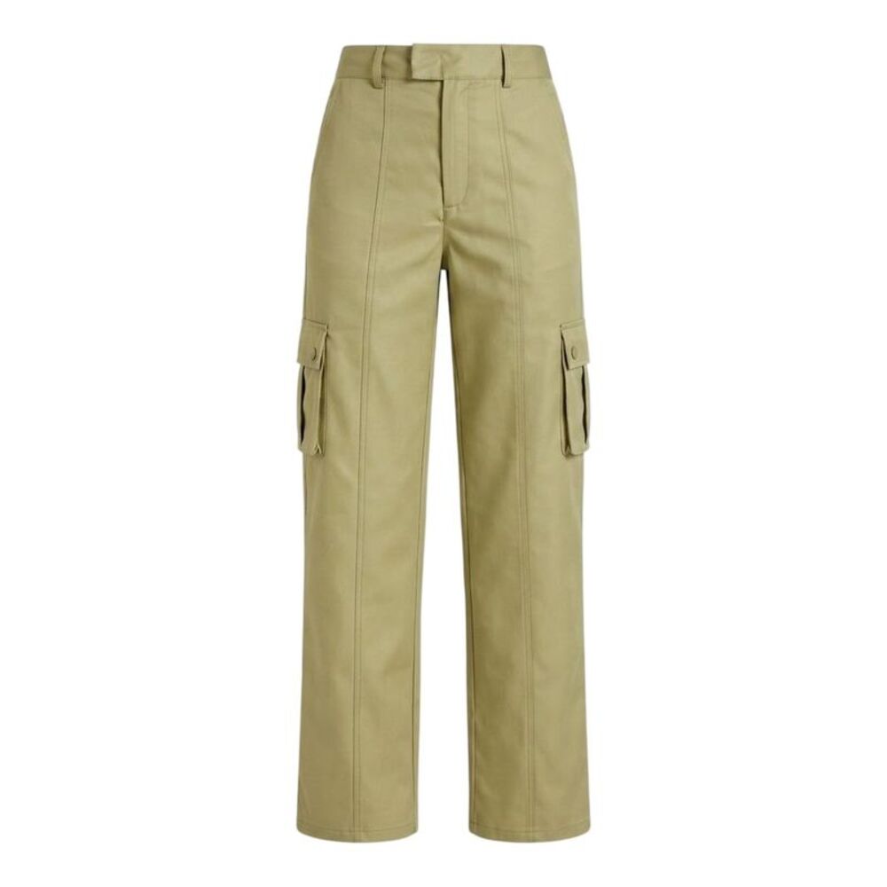 Missy Empire Womens/Ladies High Rise Cargo Pants / Olive
